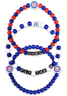 Chicago Cubs Cubs 3 Pack Team Mens Bracelet