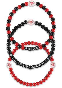 Cincinnati Reds Reds 3 Pack Team Mens Bracelet