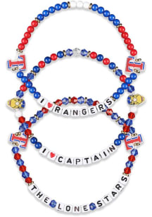 Texas Rangers Rangers 3 Pack Team Mens Bracelet