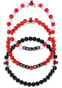 Chicago Bulls Bulls 3 Pack Team Mens Bracelet
