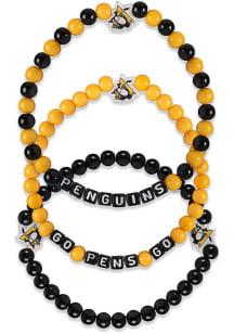 Pittsburgh Penguins Penguins 3 Pack Team Mens Bracelet