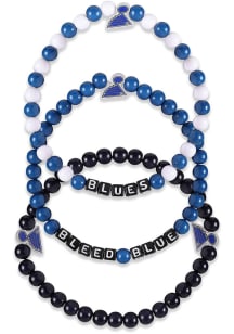St Louis Blues Blues 3 Pack Team Mens Bracelet