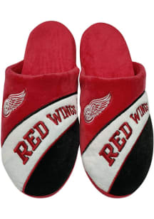 Detroit Red Wings Action Curve Wordmark Mens Slippers