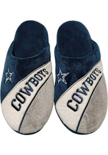 Forever Collectibles Dallas Cowboys Action Curve Wordmark Youth Slippers
