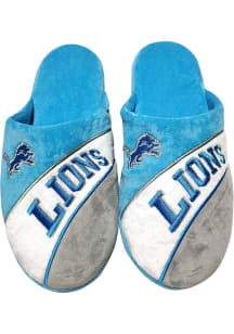 Forever Collectibles Detroit Lions Action Curve Wordmark Youth Slippers