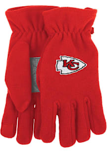 Forever Collectibles Kansas City Chiefs Big Logo Fleece Mens Gloves