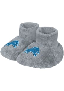 Detroit Lions Big Logo Sherpa Baby Slippers