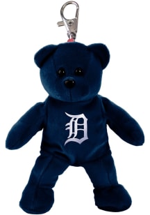 Detroit Tigers 4 Inch Bear Keychain - Navy Blue