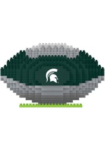 Forever Collectibles Green Michigan State Spartans 3D BRXLZ Football Puzzle