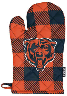 Chicago Bears Buffalo Plaid BBQ Grill Mitt