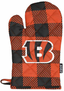 Cincinnati Bengals Buffalo Plaid BBQ Grill Mitt