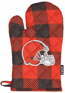 Cleveland Browns Buffalo Plaid BBQ Grill Mitt