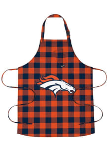 Denver Broncos Buffalo Plaid BBQ Apron