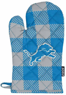 Detroit Lions Buffalo Plaid BBQ Grill Mitt