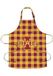 Iowa State Cyclones Buffalo Plaid BBQ Apron