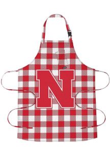 Nebraska Cornhuskers Buffalo Plaid BBQ Apron