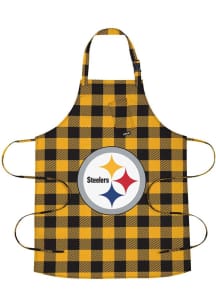 Pittsburgh Steelers Buffalo Plaid BBQ Apron