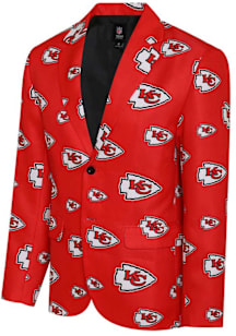 Forever Collectibles Kansas City Chiefs Mens Red All Over Light Weight Jacket
