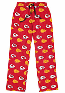 Forever Collectibles Kansas City Chiefs Womens Red Repeat Retro Loungewear Sleep Pants