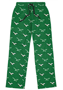 Forever Collectibles Philadelphia Eagles Womens Kelly Green Repeat Retro Loungewear Sleep Pants