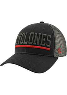 Zephyr Iowa State Cyclones Upfront Adjustable Hat - Black