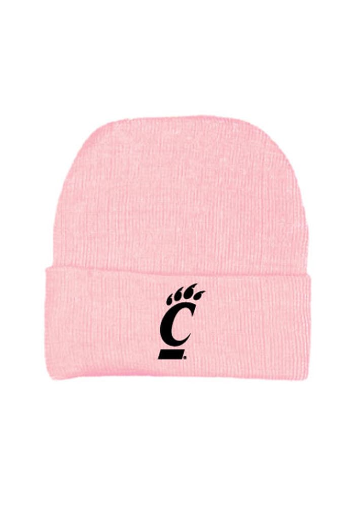 Cincinnati Bearcats Pink Solid Newborn Knit Hat