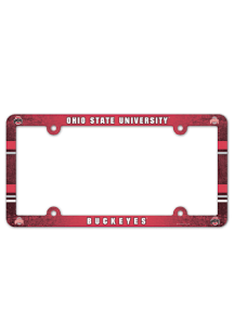 Ohio State Buckeyes Plastic Full Color License Frame