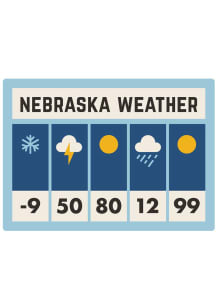 Nebraska 3 inch - 4 inch in size Stickers