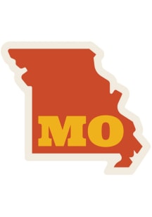 Missouri State shaped Stickers - Red