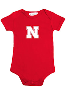 Nebraska Cornhuskers Baby Red  Short Sleeve One Piece