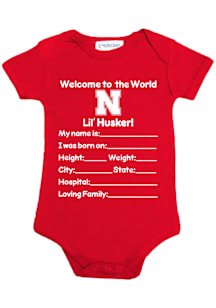 Nebraska Cornhuskers Baby Red  One Piece