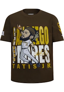 Fernando Tatis Jr  Pro Standard San Diego Padres Youth Brown Remix Avatar Short Sleeve T-Shirt