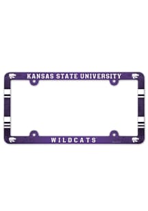 K-State Wildcats Plastic Full Color License Frame