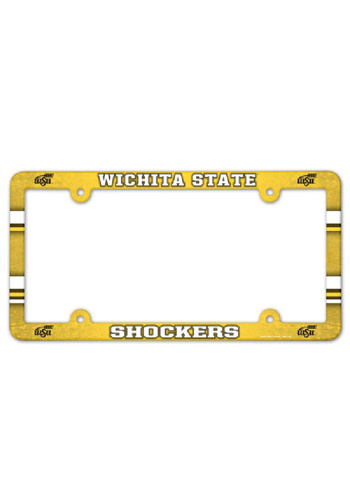 Wichita State Shockers Plastic Full Color License Frame