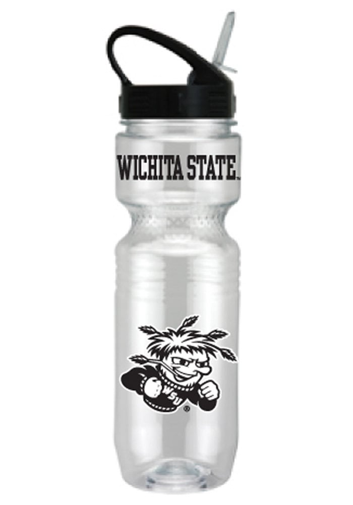 Wichita State Shockers Clear Plastic Water Bottle