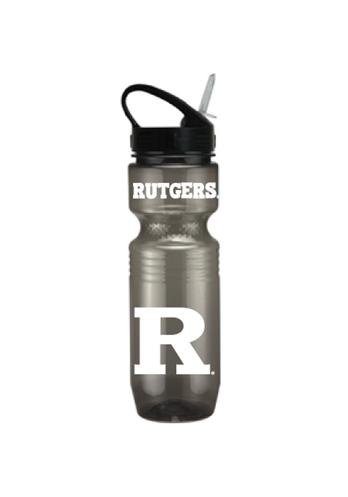 Rutgers Scarlet Knights Grey Plastic Water Bottle