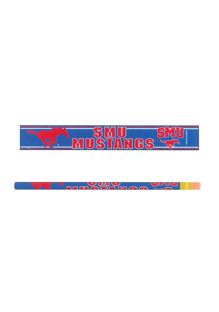 SMU Mustangs 6 Pack Pencil