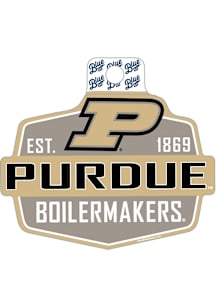 Purdue Boilermakers Get Out Stickers - Black