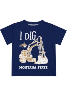 Montana State Bobcats Infant Excavator Short Sleeve T-Shirt Blue