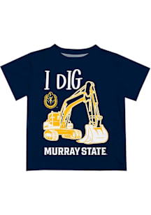 Vive La Fete Murray State Racers Infant Excavator Short Sleeve T-Shirt Blue