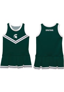 Michigan State Spartans Baby Green Britney Dress Set Cheer