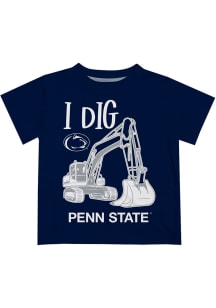 Penn State Nittany Lions Infant Excavator Short Sleeve T-Shirt Navy Blue