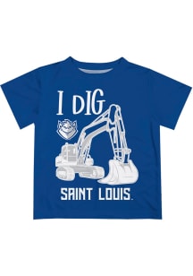Saint Louis Billikens Infant Excavator Short Sleeve T-Shirt Blue