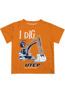 UTEP Miners Infant Excavator Short Sleeve T-Shirt Orange