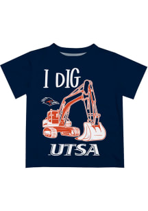 UTSA Roadrunners Infant Excavator Short Sleeve T-Shirt Blue