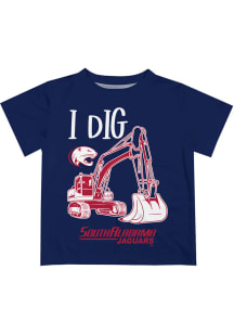 South Alabama Jaguars Infant Excavator Short Sleeve T-Shirt Blue