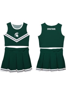 Michigan State Spartans Toddler Girls Green Ashley 2 Pc Sets Cheer