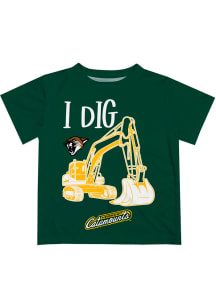 Vermont Catamounts Infant Excavator Short Sleeve T-Shirt Green