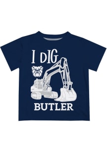 Butler Bulldogs Toddler Blue Excavator Short Sleeve T-Shirt