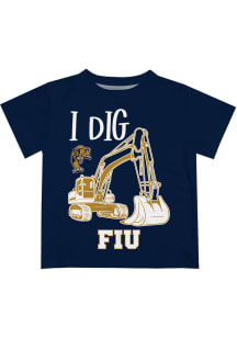 FIU Panthers Toddler Blue Excavator Short Sleeve T-Shirt